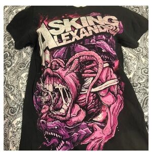 Bay Island Black Pink Monster Graphic Short Sleeve Tee